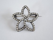 Spilla In Metallo Nera Con