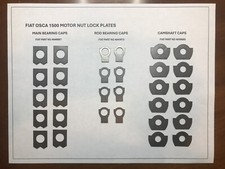 FIAT OSCA 1500 Motor Nut