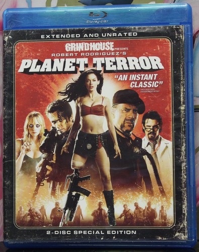 Planet terror - terror, blu-ray,