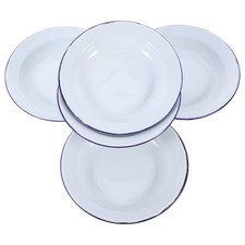  5 pezzi di piatti rotondi