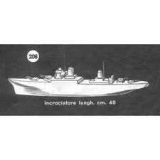 DISEGNO PER LA COSTRUZIONE DI UN INCROCIATORE CON IL TRAFORO DELLA AMATI COD.206