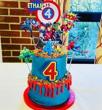 Set cake topper 9 pezzi