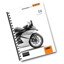 KTM 2016 - RC 125 200 - MANUALE SERVIZIO RIPARAZIONE OFFICINA