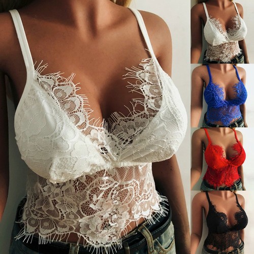 Pigiama pizzo crop top