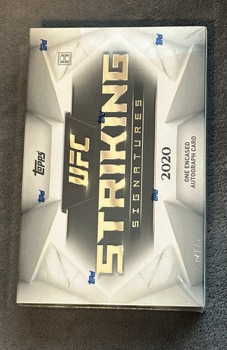 Topps ufc striking signatures - striking,