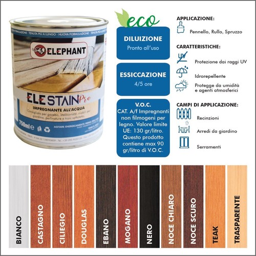 Impregnante 750 ele stain - 750, ml