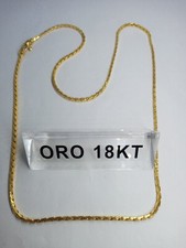 Collana in oro giallo 750 18