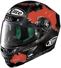 Casco integrale X-Lite X-802R maglia lucida ultra carbonio Carlos Checa