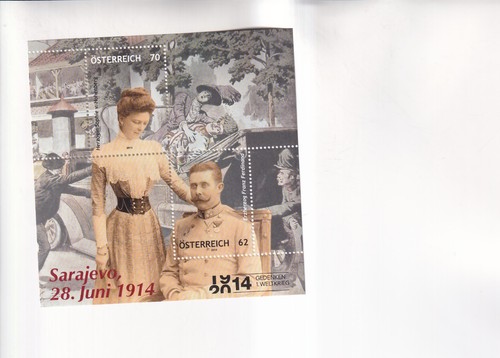 Francobollo austria blocco - austria,