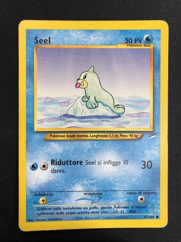 Pokemon seel 105 neo - pokemon,
