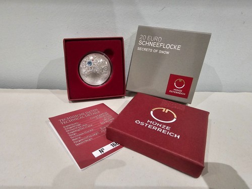 Coffret euros argent 925 - 20€,