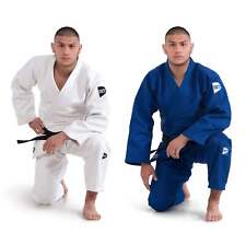 GREEN HILL JUDOGI SEMI COMPETITION ADVANCED 630g/m2 JUDO GI KIMONO BIANCO BLU