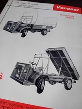 MOTOAGRICOLA VERCESI CAMUS 1967 BROCHURE ORIGINALE ITALIANA 