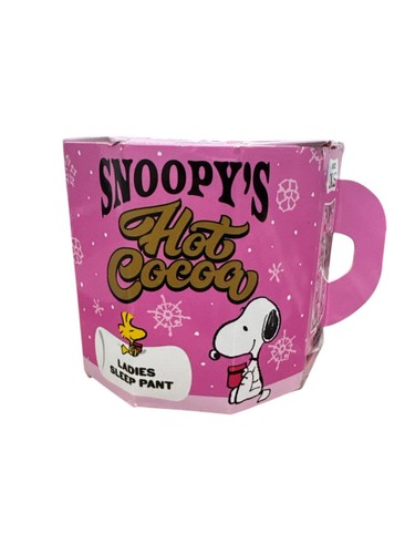 Snoopys hot cocoa pantaloni - pantaloni, da