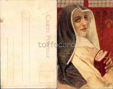 AUTORE CASCELLA-PUNTASECCA MYSTIQUE-suora con breviario-difetto-C87-129