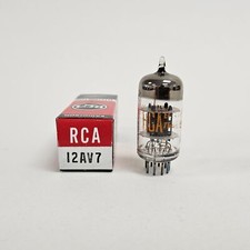 TUBO VALVOLA IN SCATOLA 12AV7 RCA NOS (T20A)