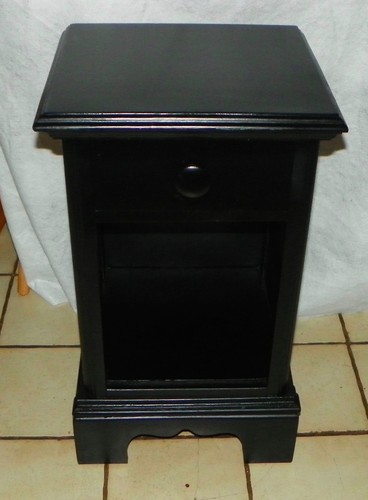 Comodino metà secolo legno - metà,