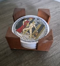 Set 5 sottobicchieri arte