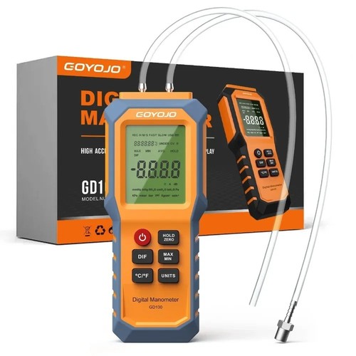 Manometro digitale con tester - con,