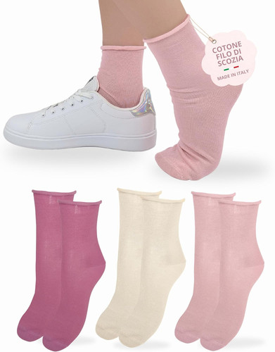 Calzini senza elastico - elastico, donna