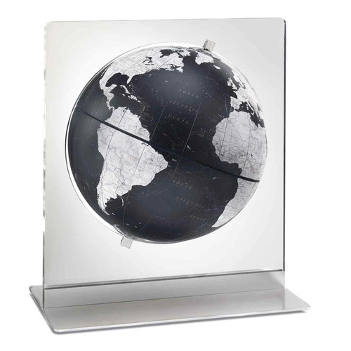Mappamondo aria inox nero - mappamondo, inox-nero