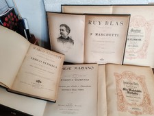 LOTTO SPARTITI LIRICA D' EPOCA