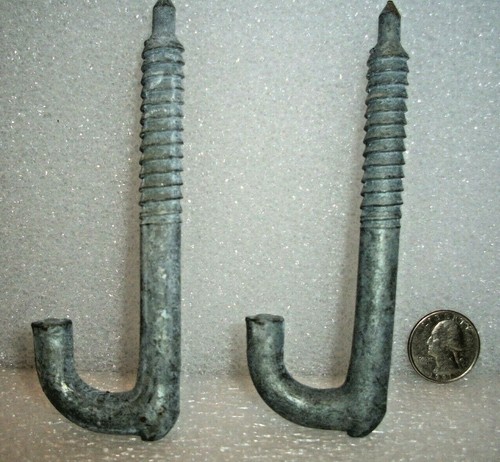 Coppia vintage ganci - vintage,, ferro