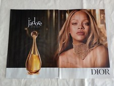 Rihanna Dior J'adore Pubblicità 2025 Original Italian Advertising 23x17 cm