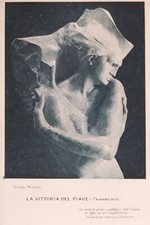 Cartolina - Arrigo Minerbi - La Vittoria del Piave - Frammento - 1940 ca.