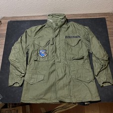 Giacca da campo vintage US Air Force M-65 uomo media regolare OG-107 Vietnam anni 60