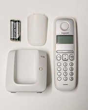 Telefono Cordless Gigaset A 230 Bianco con Base, senza alimentatore - Originale
