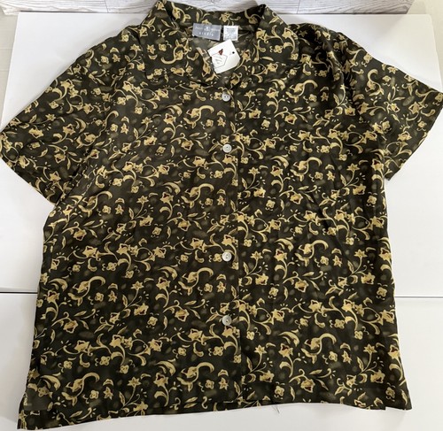 Camicetta vintage seta donna