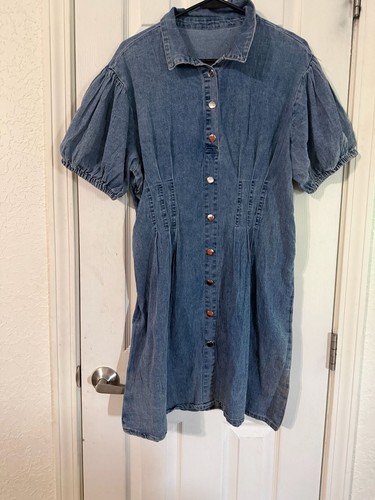 Mini camicia donna denim