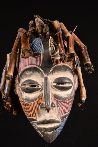 Autentica maschera chokwe - un'autentica,