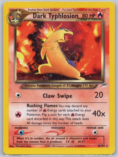 Dark typhlosion unlimited - dark, holo