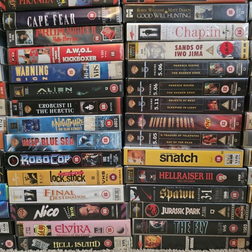 Huge vhs video collection 260 - huge,