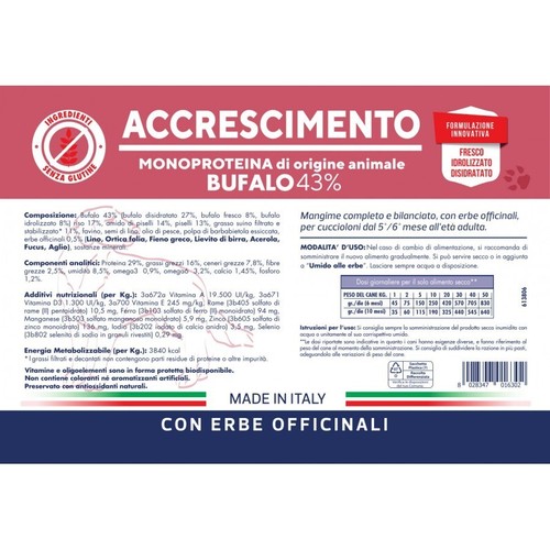 Vet line accrescimento - accrescimento, bufalo