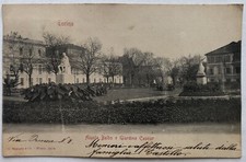 Cartolina Torino giardino Cavour aiuola Balbo veduta paesaggistica T1