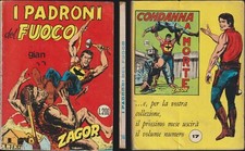 ZAGOR 16 I PADRONI DEL FUOCO - SCRITTA ROSSA - SETTEMBRE 9/1971 200 LIRE