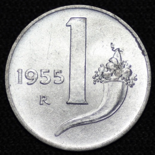 Italia 1955 lira unc - ~, ~