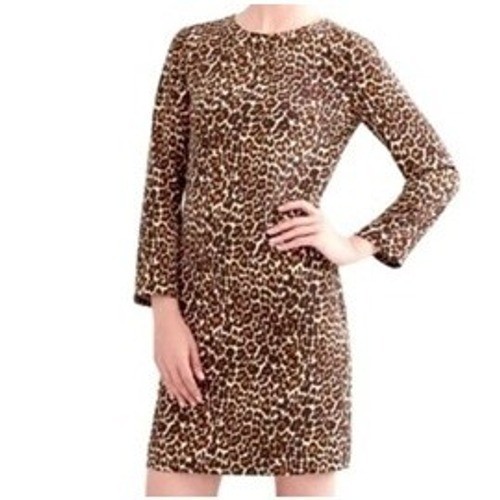 Abito crew leopardato - abito,