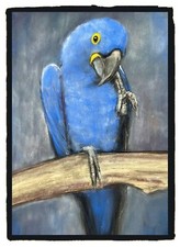 ARA GIACINTO BLU (2) - Dipinto originale