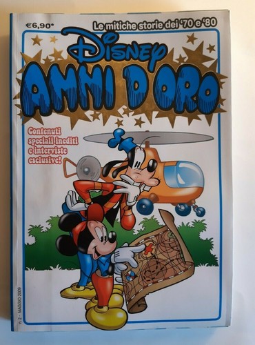 Fumetti disney anni oro - disney, d'oro 