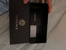 Versace VE4361 Occhiali da Sole con Montatura Nera, Lente Grigie, Taglia 54