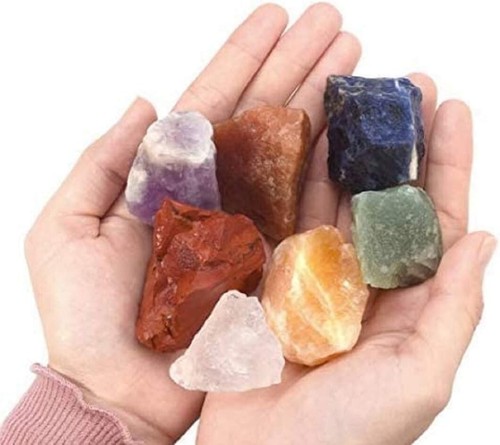 Set chakra pietre - chakra, grezze