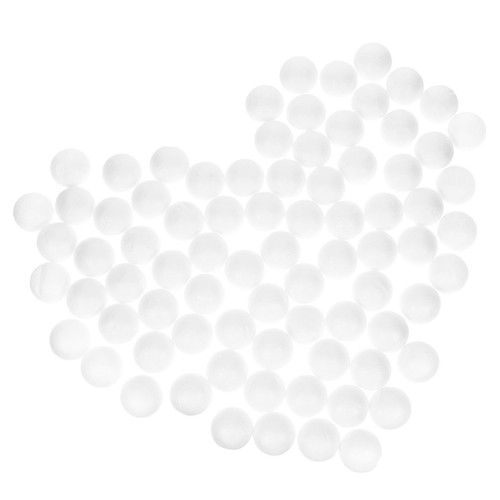100 pcs palline polistirolo - 100,