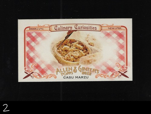 2012 topps allen ginter mini - topps,