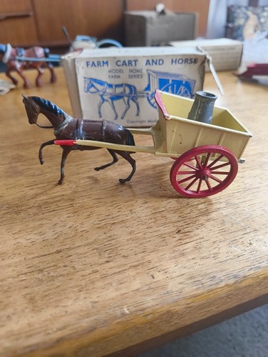 Vintage farm cart - and, horse