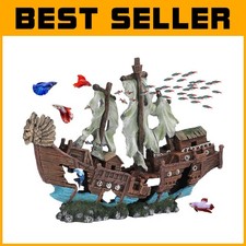 Decorazione acquario nave