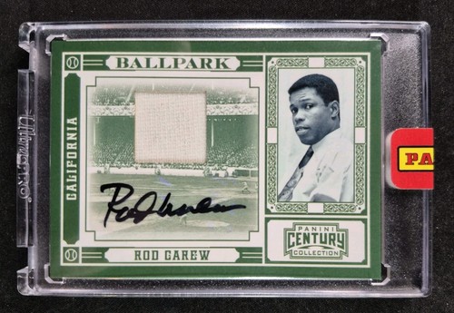 Rod carew auto patch - auto, /25